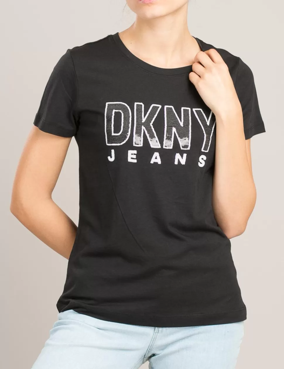 DKNY T-Shirt E Top>T-Shirt Jeans Nero