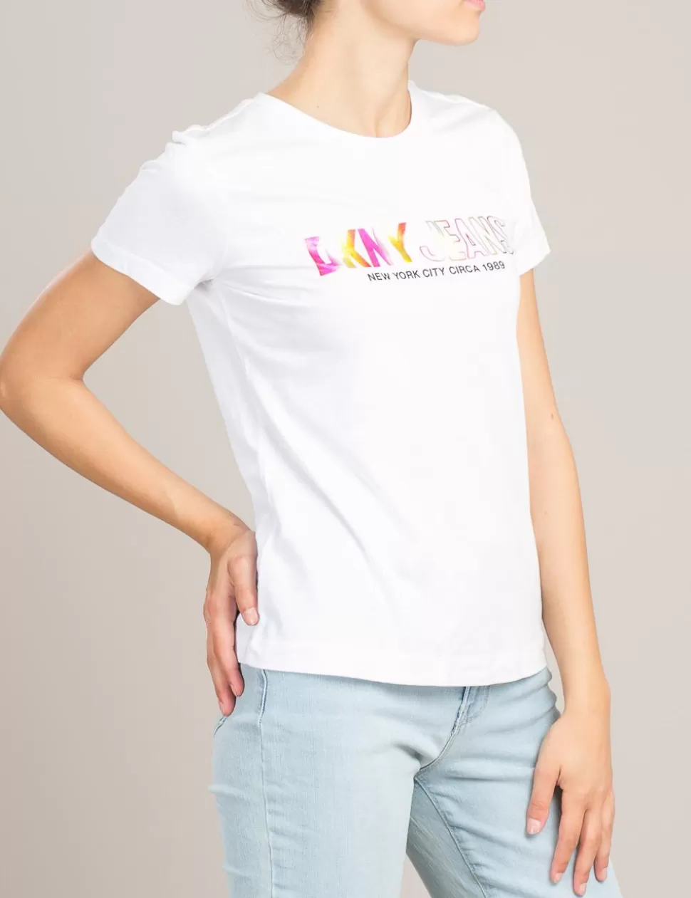 DKNY T-Shirt E Top>T-Shirt Jeans Bianco