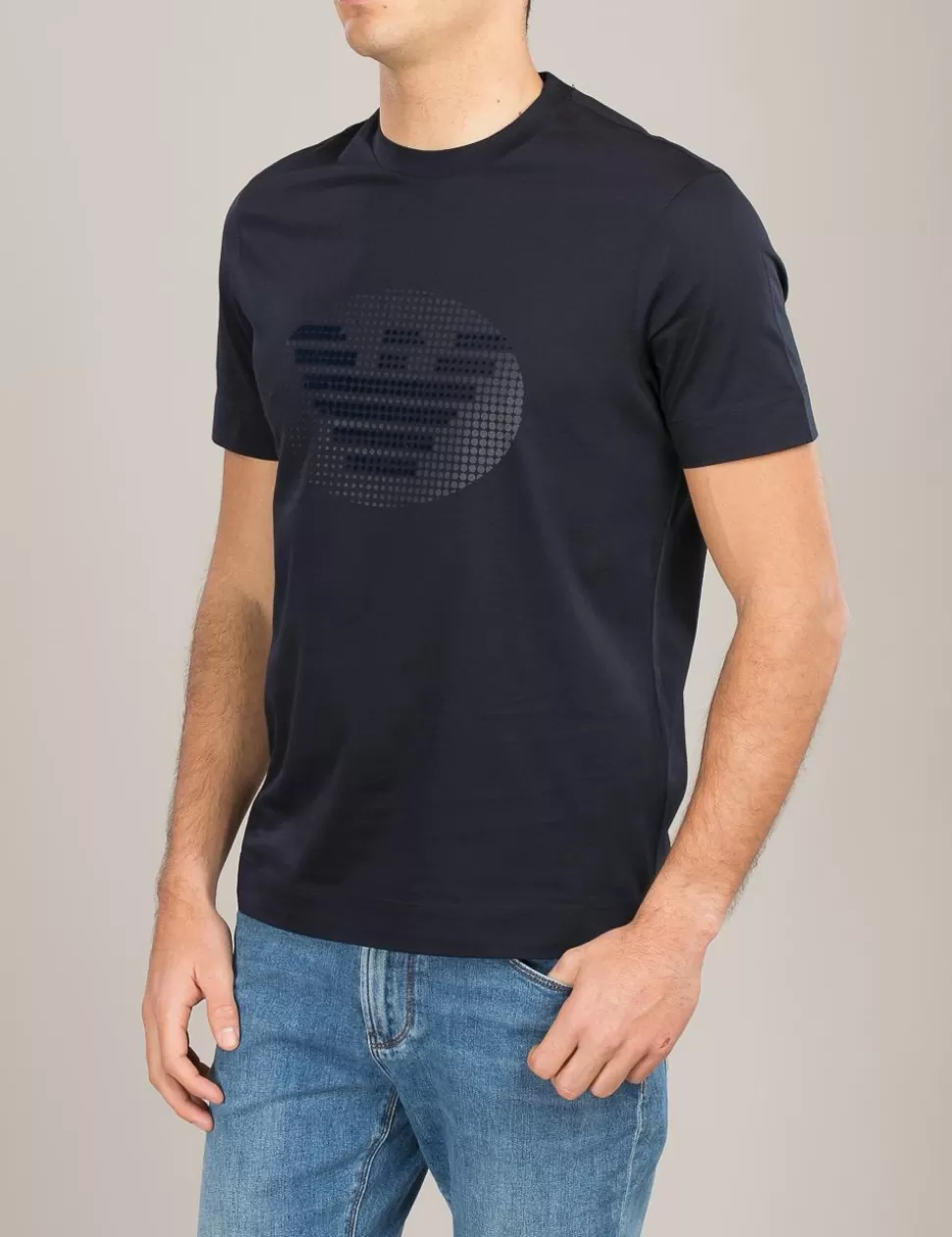 Emporio Armani T-Shirt>T-Shirt Blu Scuro