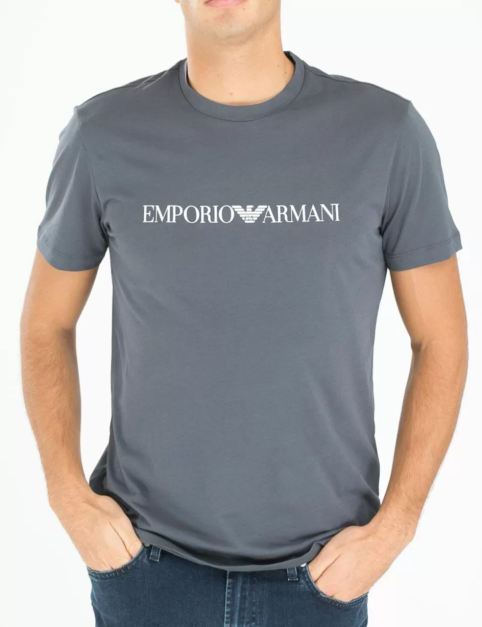 Emporio Armani T-Shirt>T-Shirt Antracite