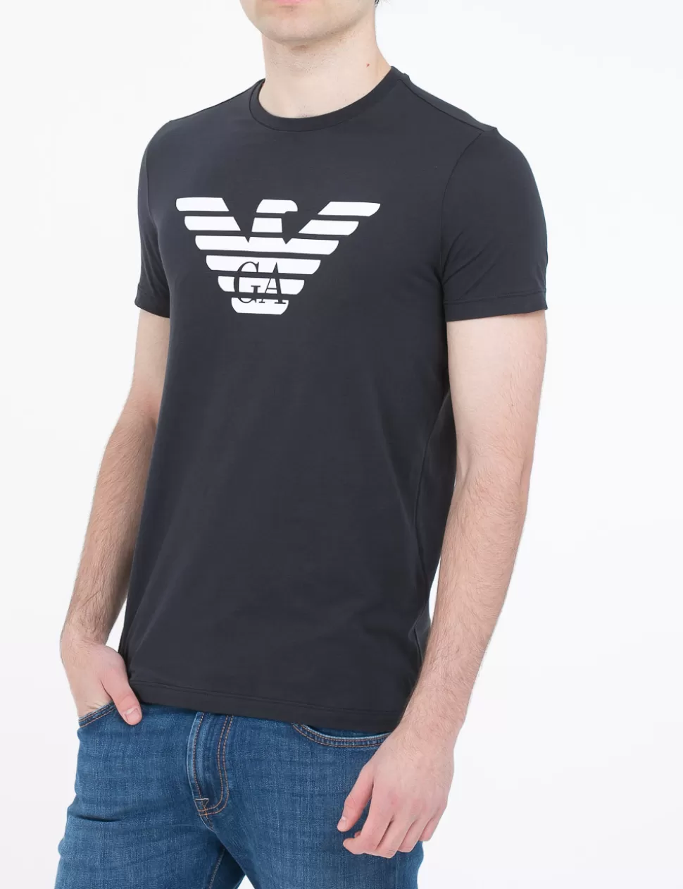 Emporio Armani T-Shirt>T-Shirt Blu Scuro