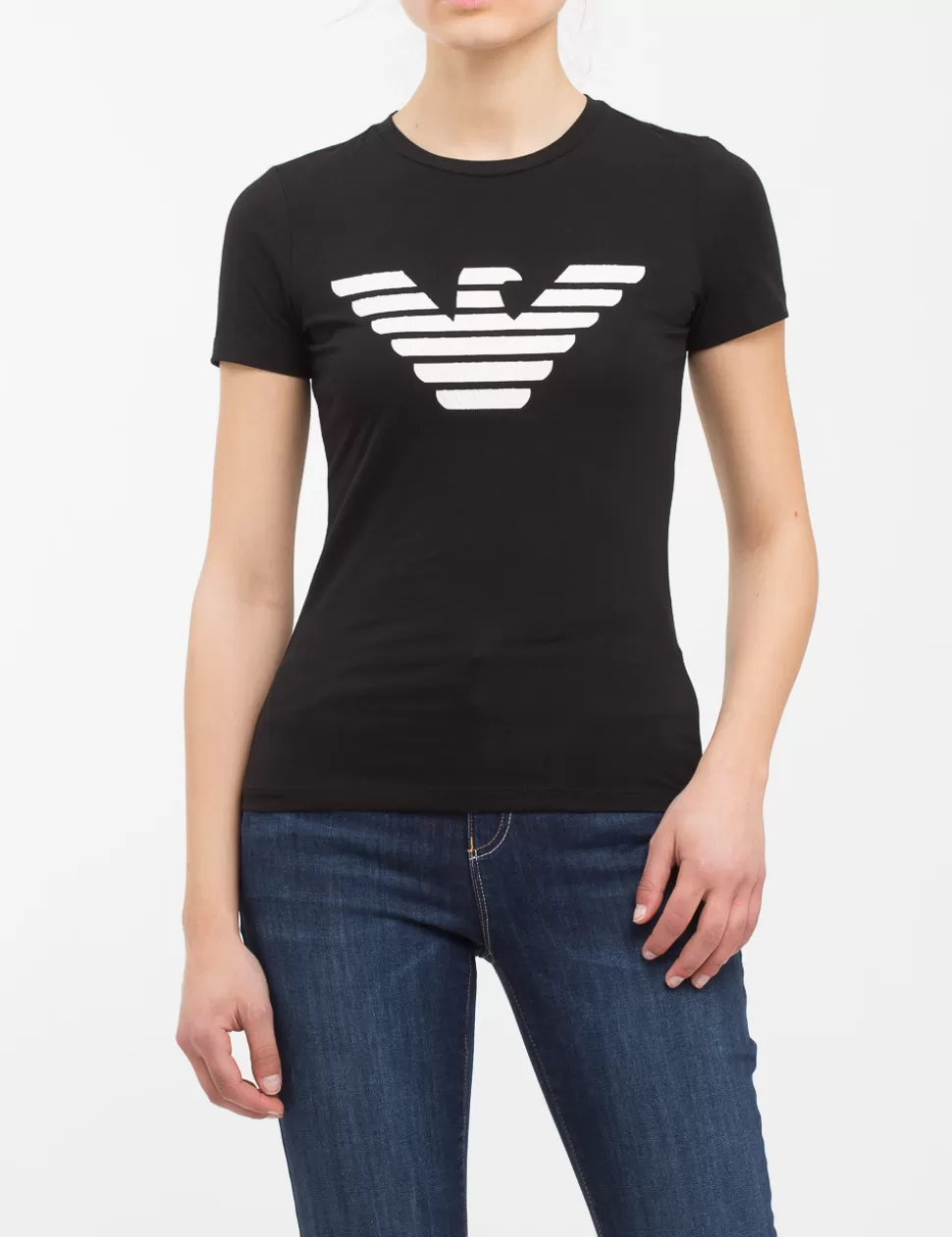 Emporio Armani T-Shirt E Top>T-Shirt Nero