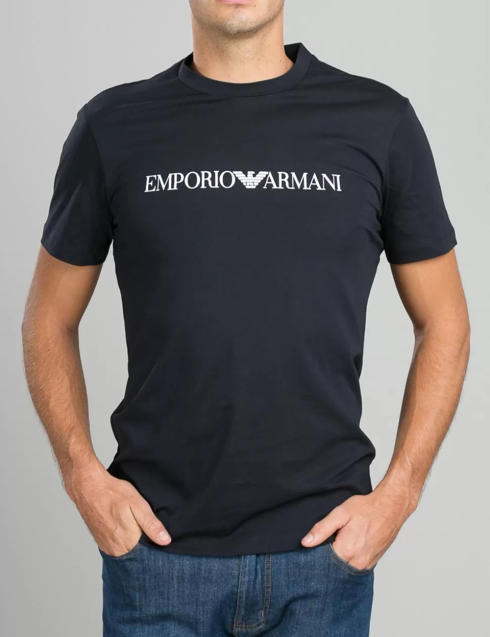 Emporio Armani T-Shirt>T-Shirt Blu Scuro