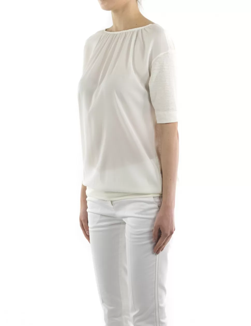 Fabiana Filippi T-Shirt E Top>T-Shirt Bianco