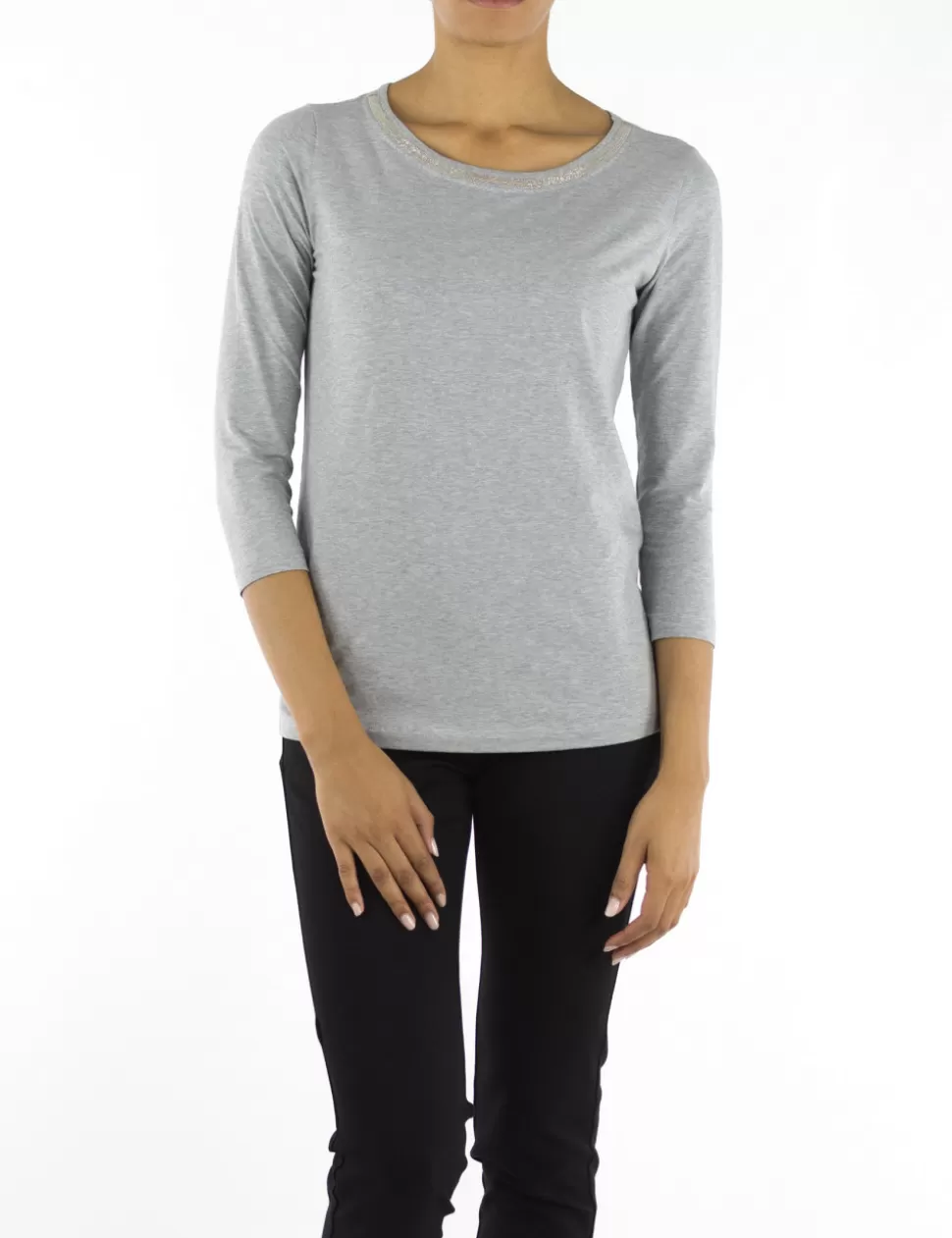 Fabiana Filippi T-Shirt E Top>T-Shirt Grigio