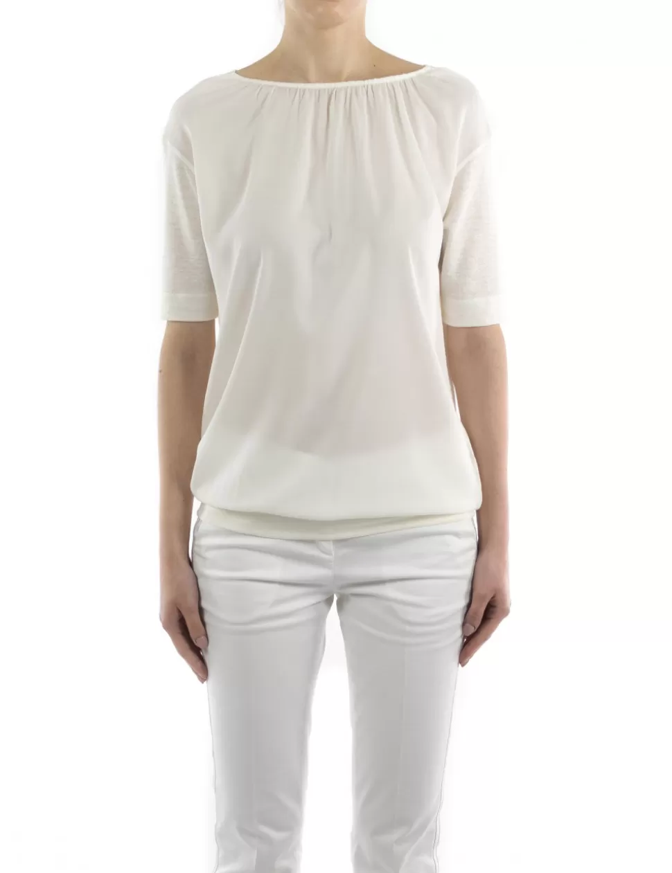 Fabiana Filippi T-Shirt E Top>T-Shirt Bianco