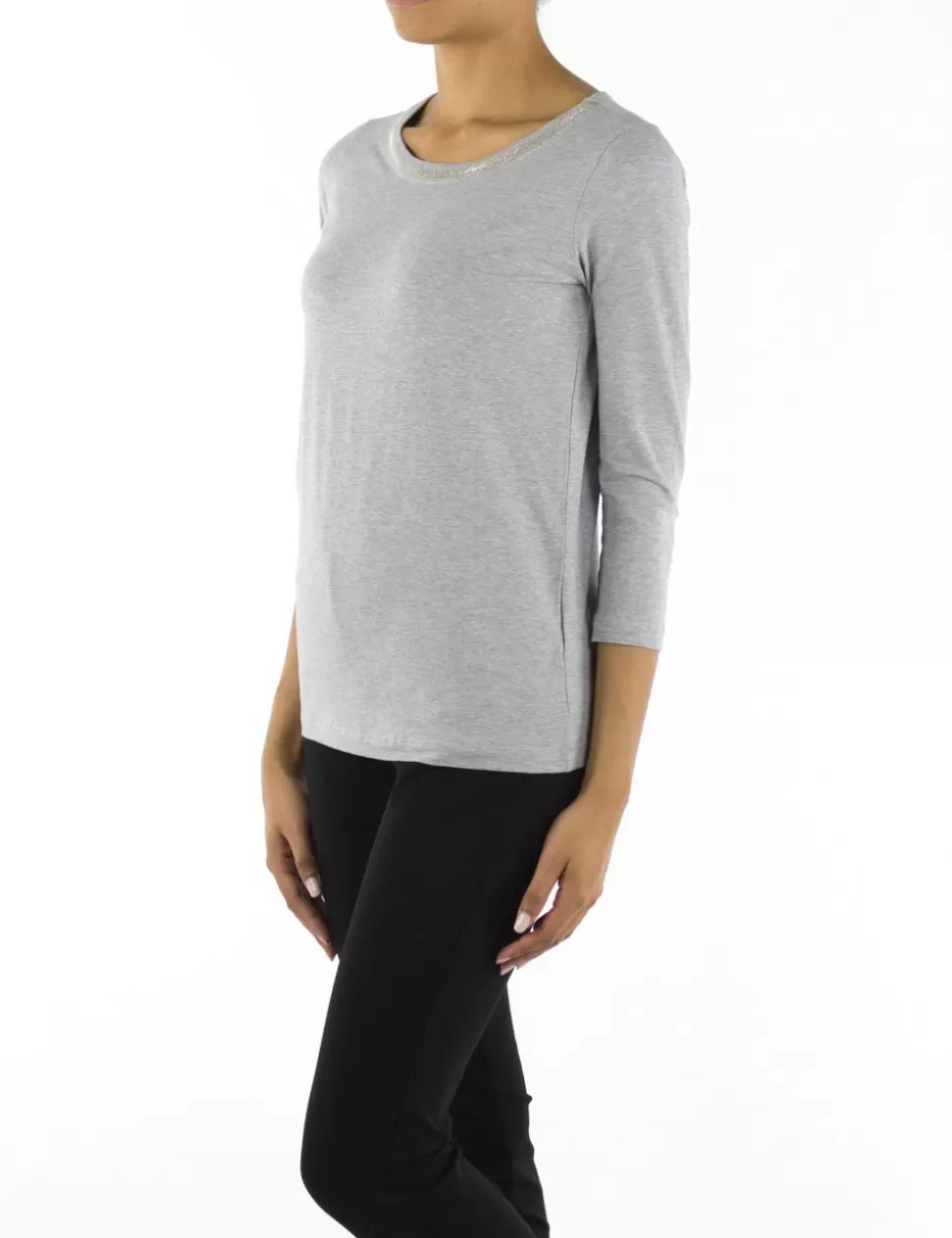 Fabiana Filippi T-Shirt E Top>T-Shirt Grigio