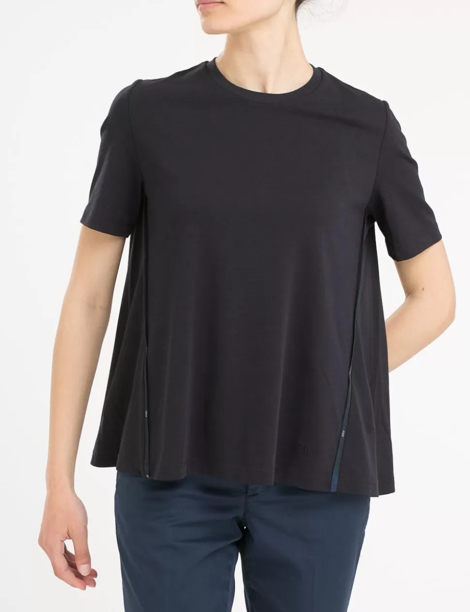 Fay T-Shirt E Top>T-Shirt Blu Scuro