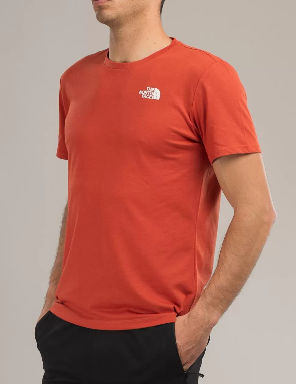 The North Face T-Shirt>T-Shirt Foundation Graphic Rosso Mattone