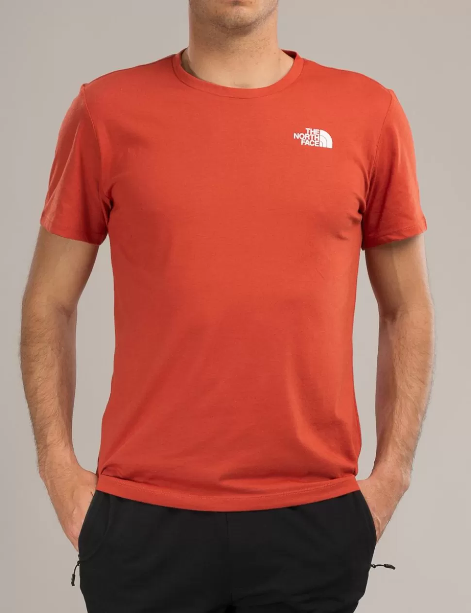 The North Face T-Shirt>T-Shirt Foundation Graphic Rosso Mattone