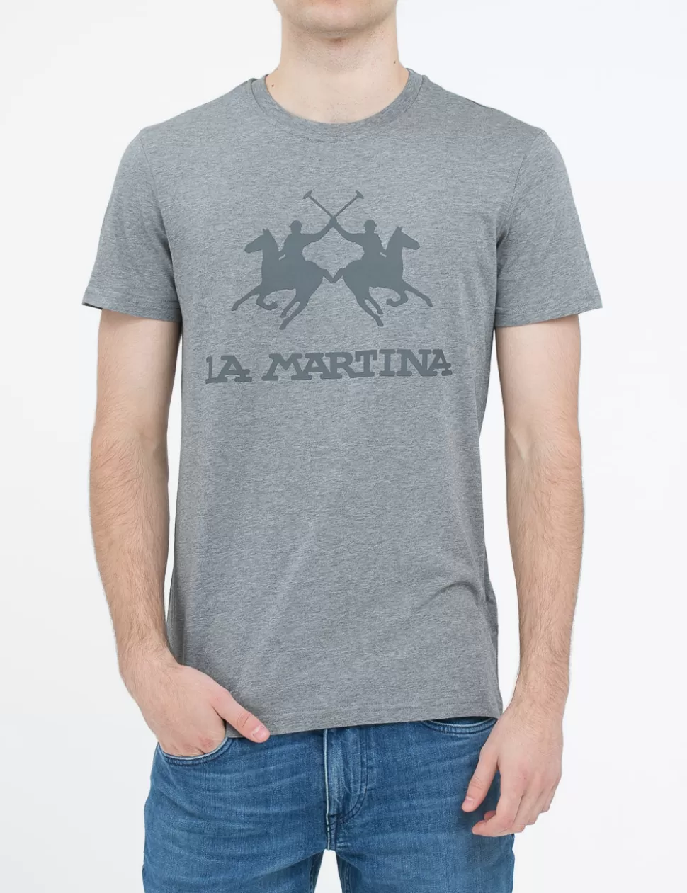 La Martina T-Shirt>T-Shirt Grigio