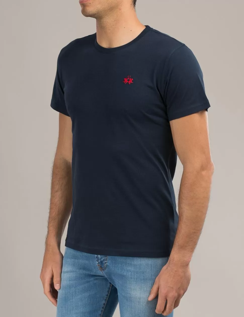 La Martina T-Shirt>T-Shirt Blu Scuro