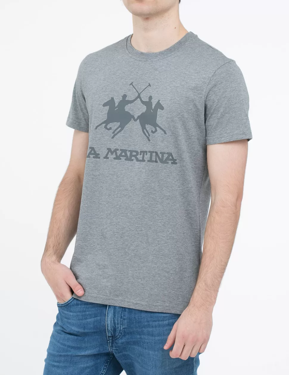 La Martina T-Shirt>T-Shirt Grigio