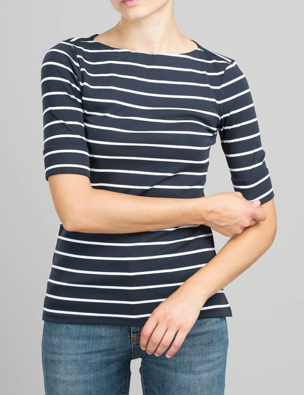 Lauren T-Shirt E Top>T-Shirt Navy/Bianco