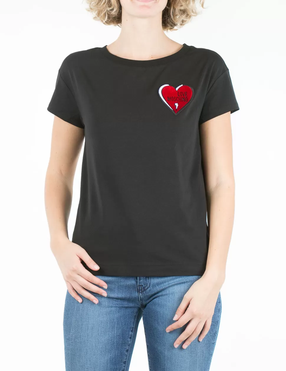 Love Moschino T-Shirt E Top>T-Shirt Nero