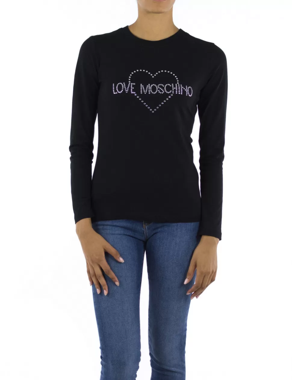 Love Moschino T-Shirt E Top>T-Shirt Nero