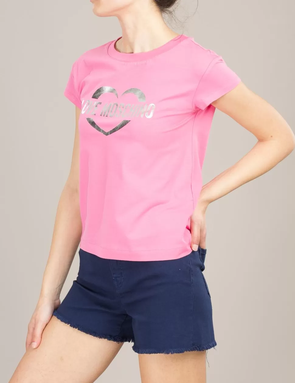 Love Moschino T-Shirt E Top>T-Shirt Rosa