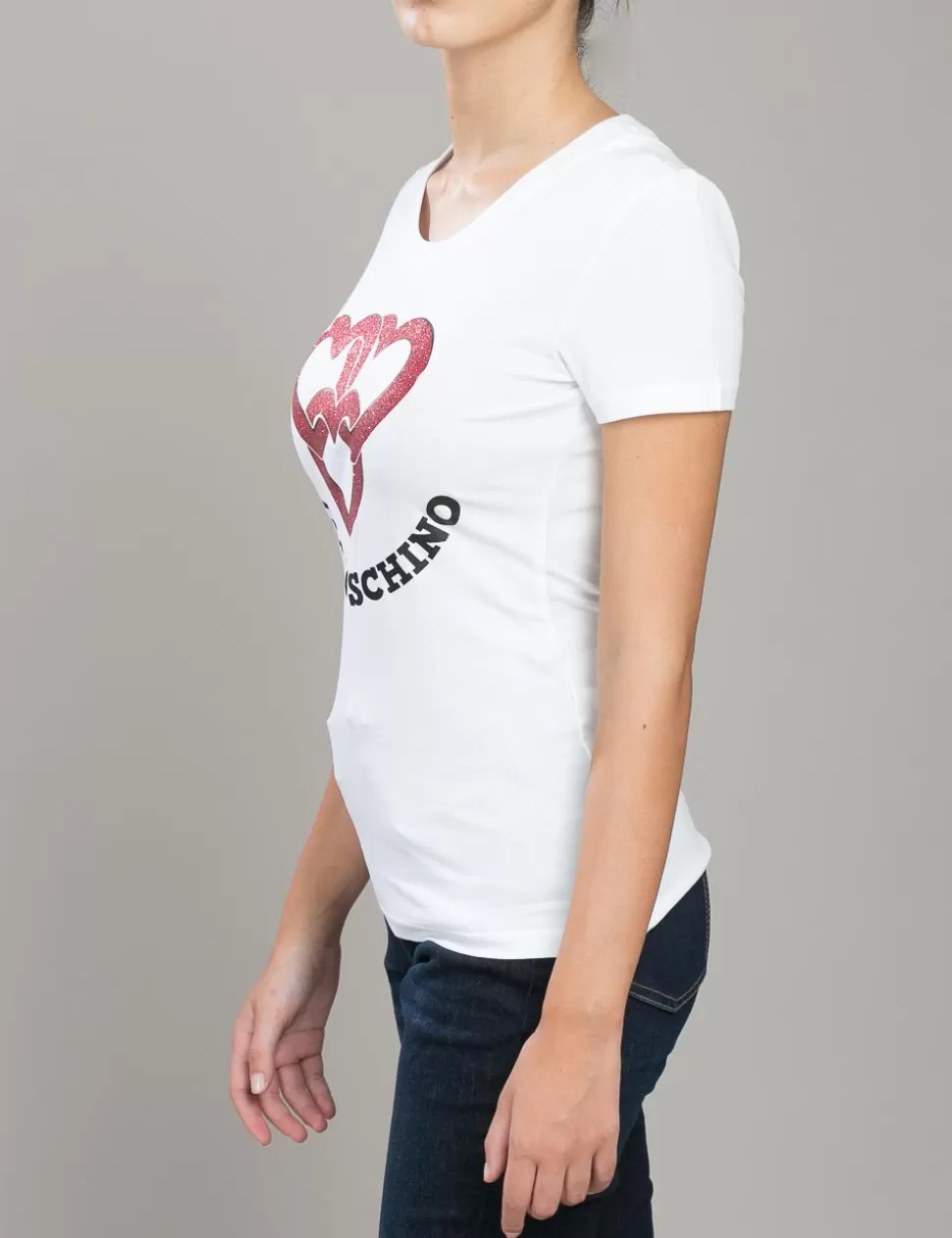 Love Moschino T-Shirt E Top>T-Shirt Bianco