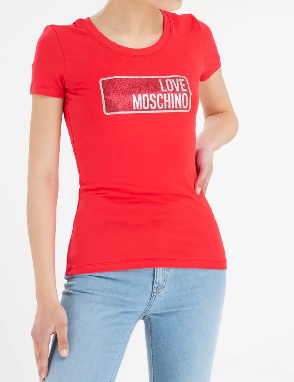 Love Moschino T-Shirt E Top>T-Shirt Rosso