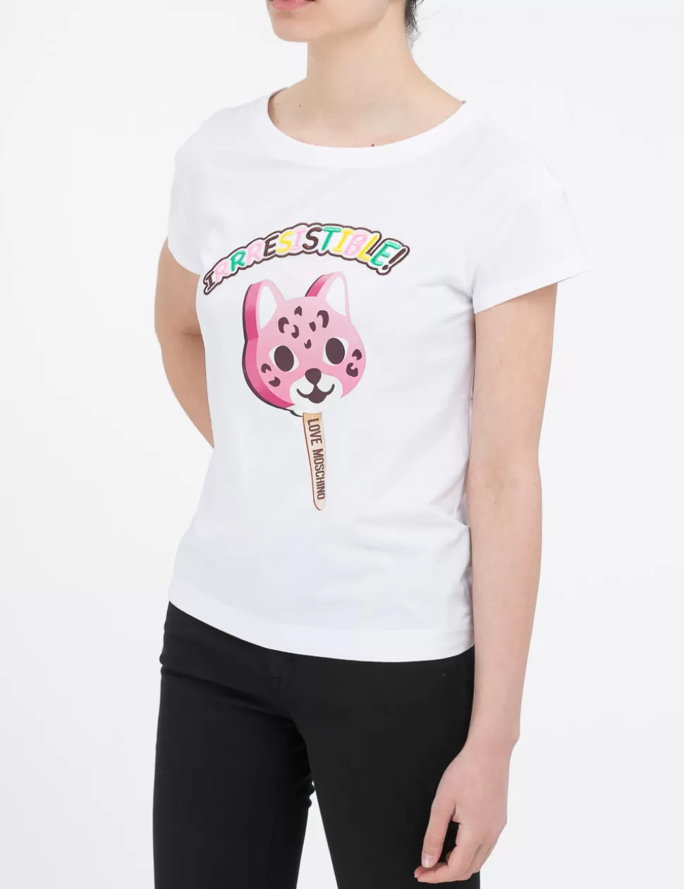 Love Moschino T-Shirt E Top>T-Shirt Bianco