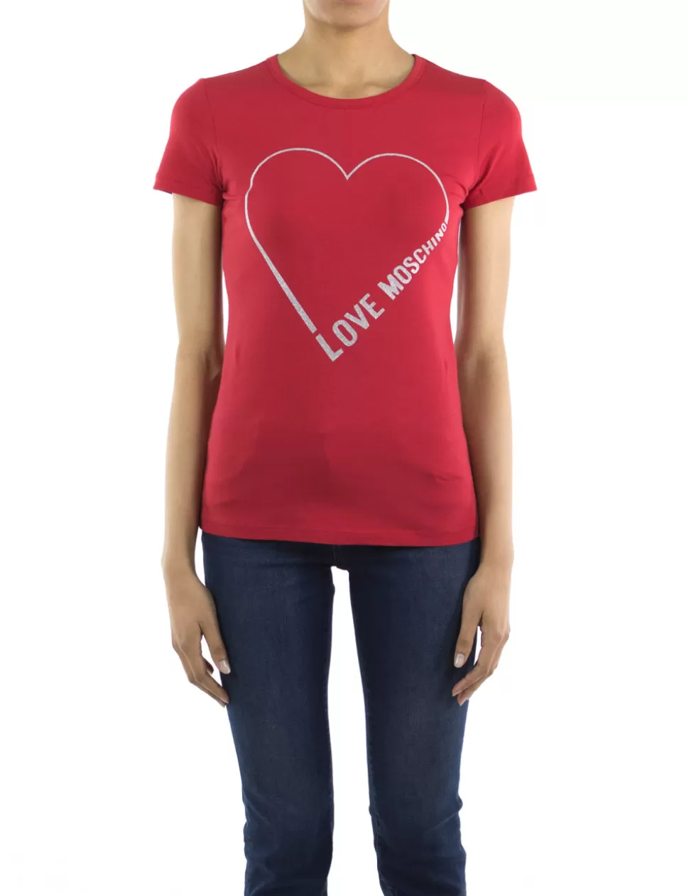 Love Moschino T-Shirt E Top>T-Shirt Rosso