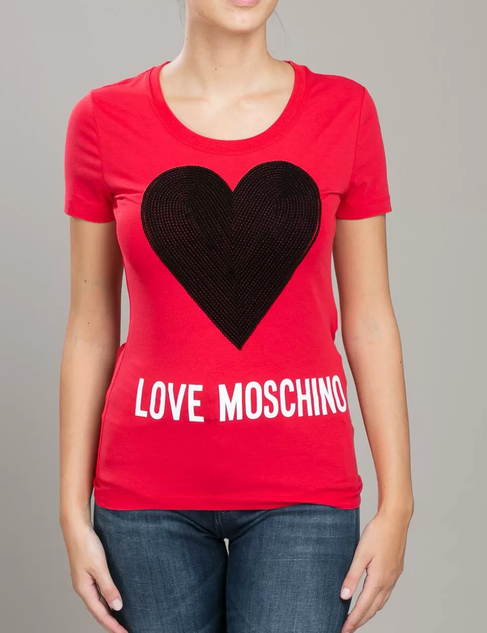 Love Moschino T-Shirt E Top>T-Shirt Rosso