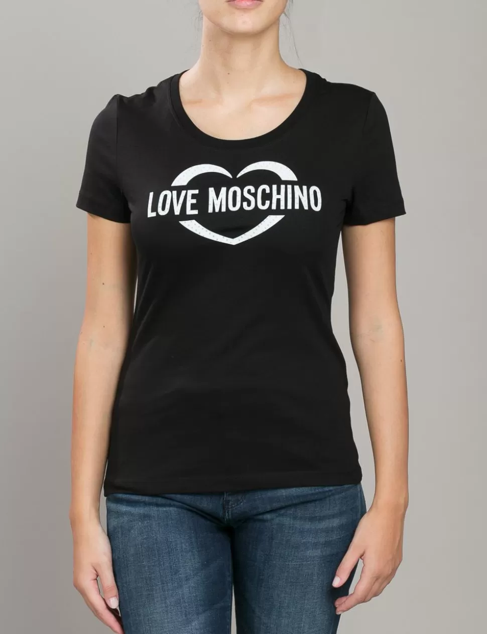 Love Moschino T-Shirt E Top>T-Shirt Nero