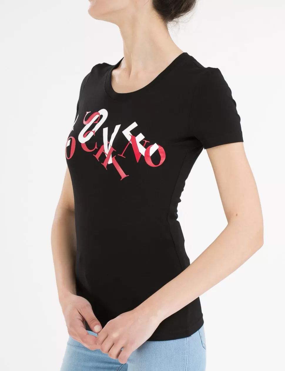 Love Moschino T-Shirt E Top>T-Shirt Nero