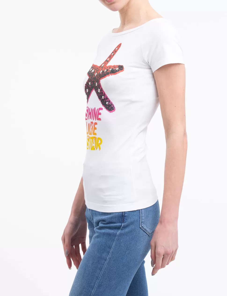 Love Moschino T-Shirt E Top>T-Shirt Bianco