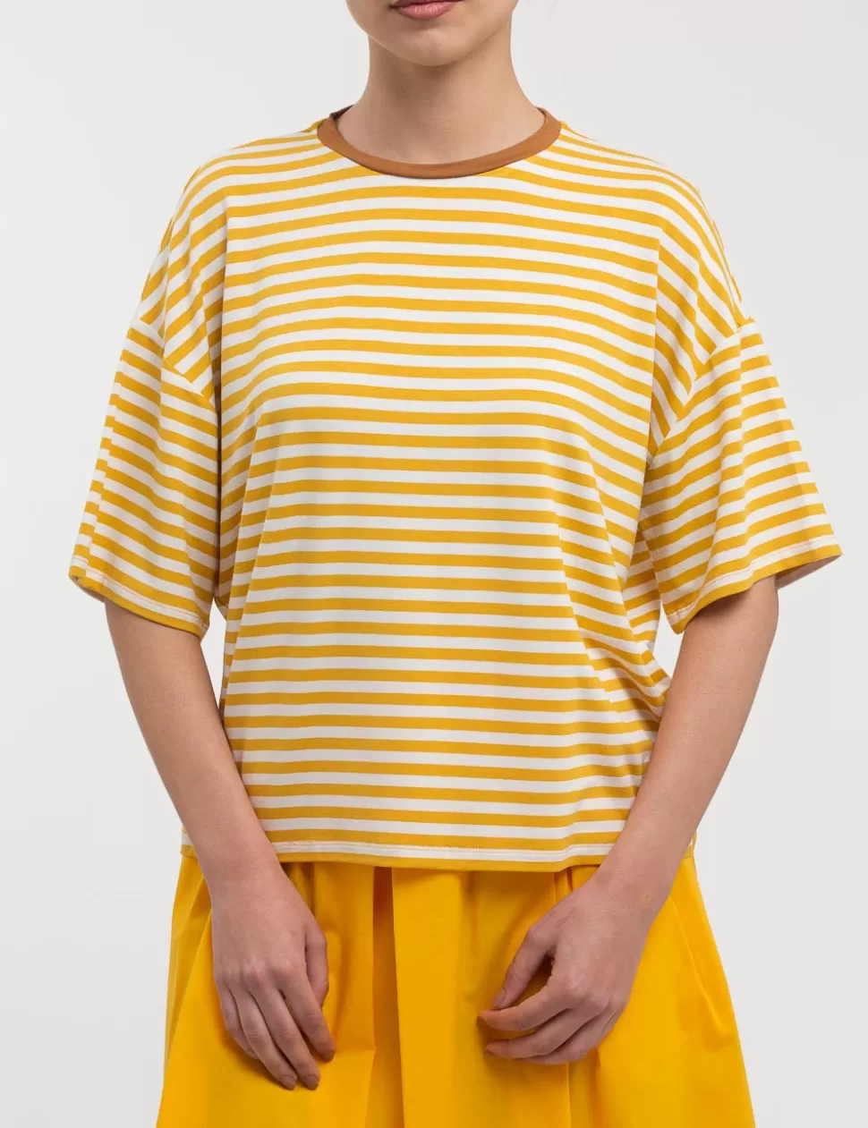 Niu' T-Shirt E Top>T-Shirt Niu Giallo