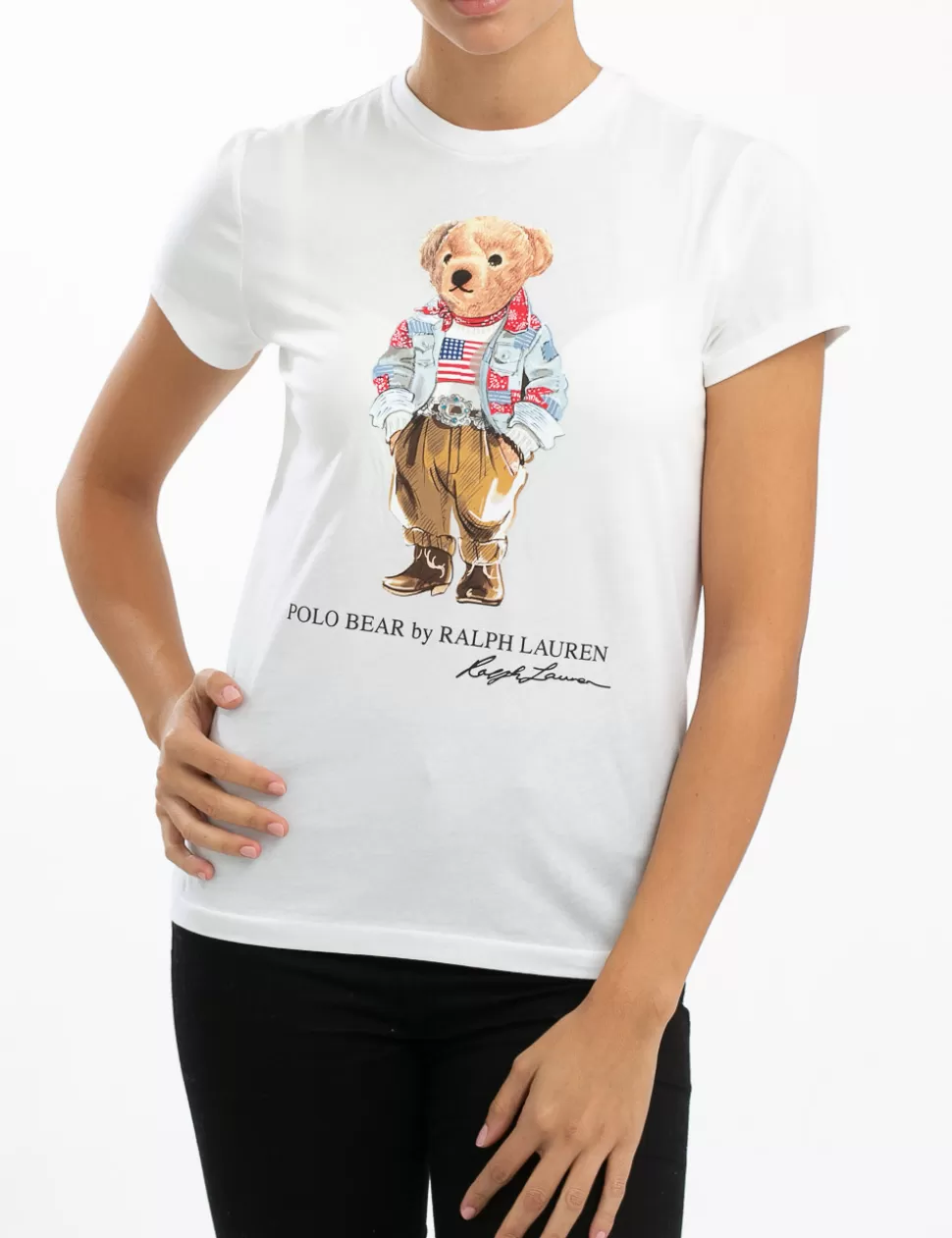 Ralph Lauren T-Shirt E Top>T-Shirt Polo Bear Bianco