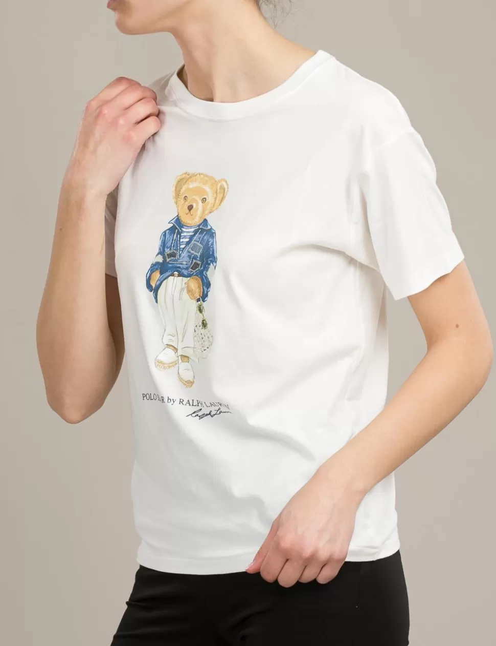 Ralph Lauren T-Shirt E Top>T-Shirt Polo Bear Bianco