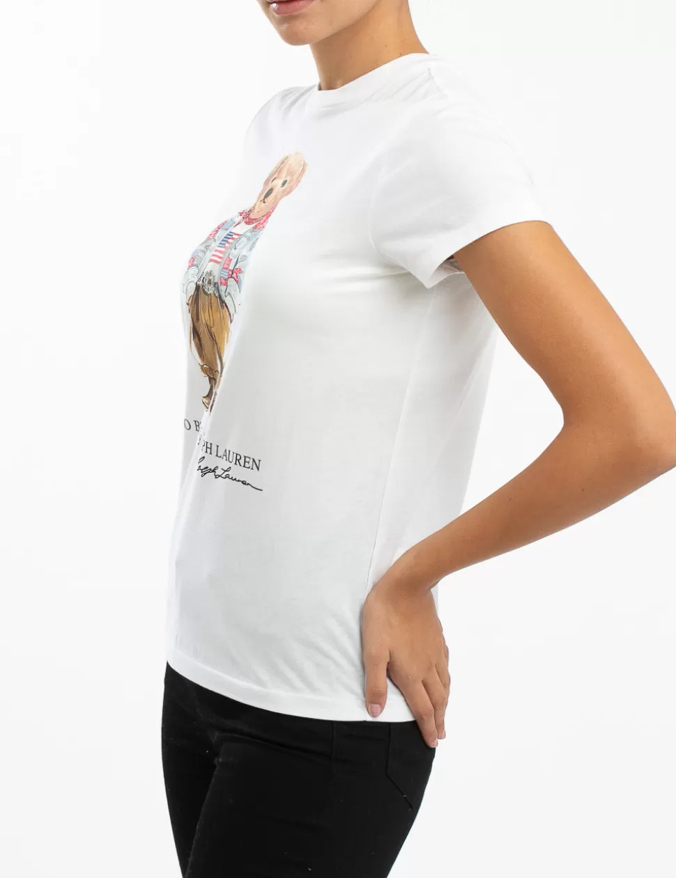 Ralph Lauren T-Shirt E Top>T-Shirt Polo Bear Bianco