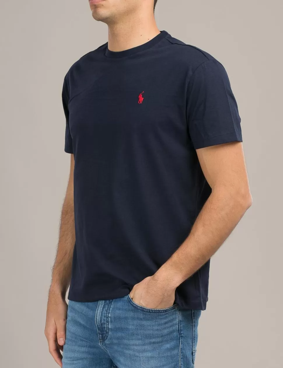 Ralph Lauren T-Shirt>T-Shirt Polo Blu Scuro