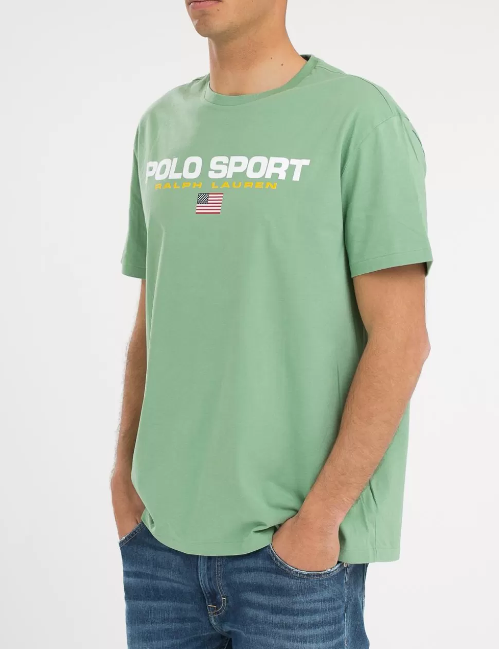 Ralph Lauren T-Shirt>T-Shirt Polo Sport Verde