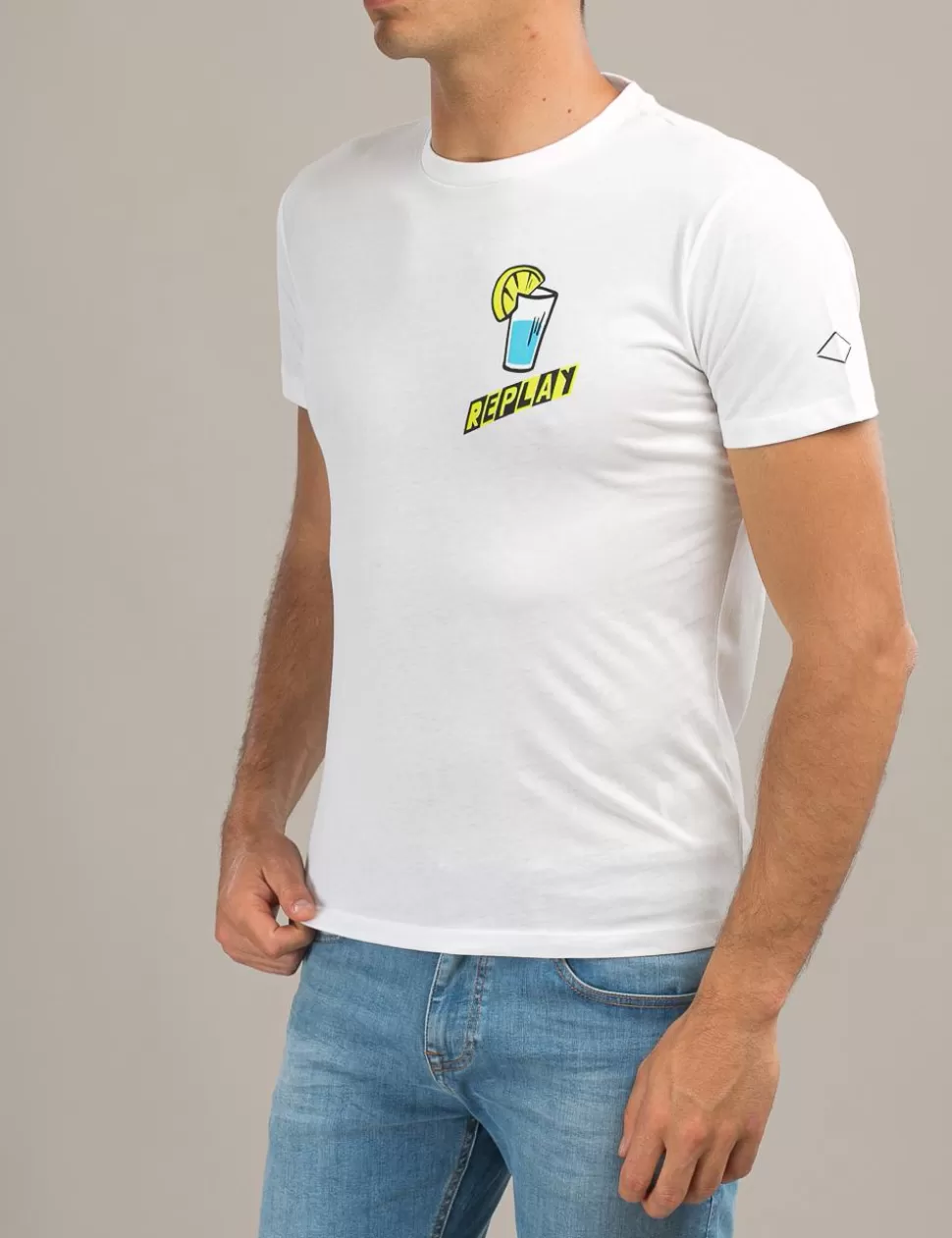 Replay T-Shirt>T-Shirt Bianco