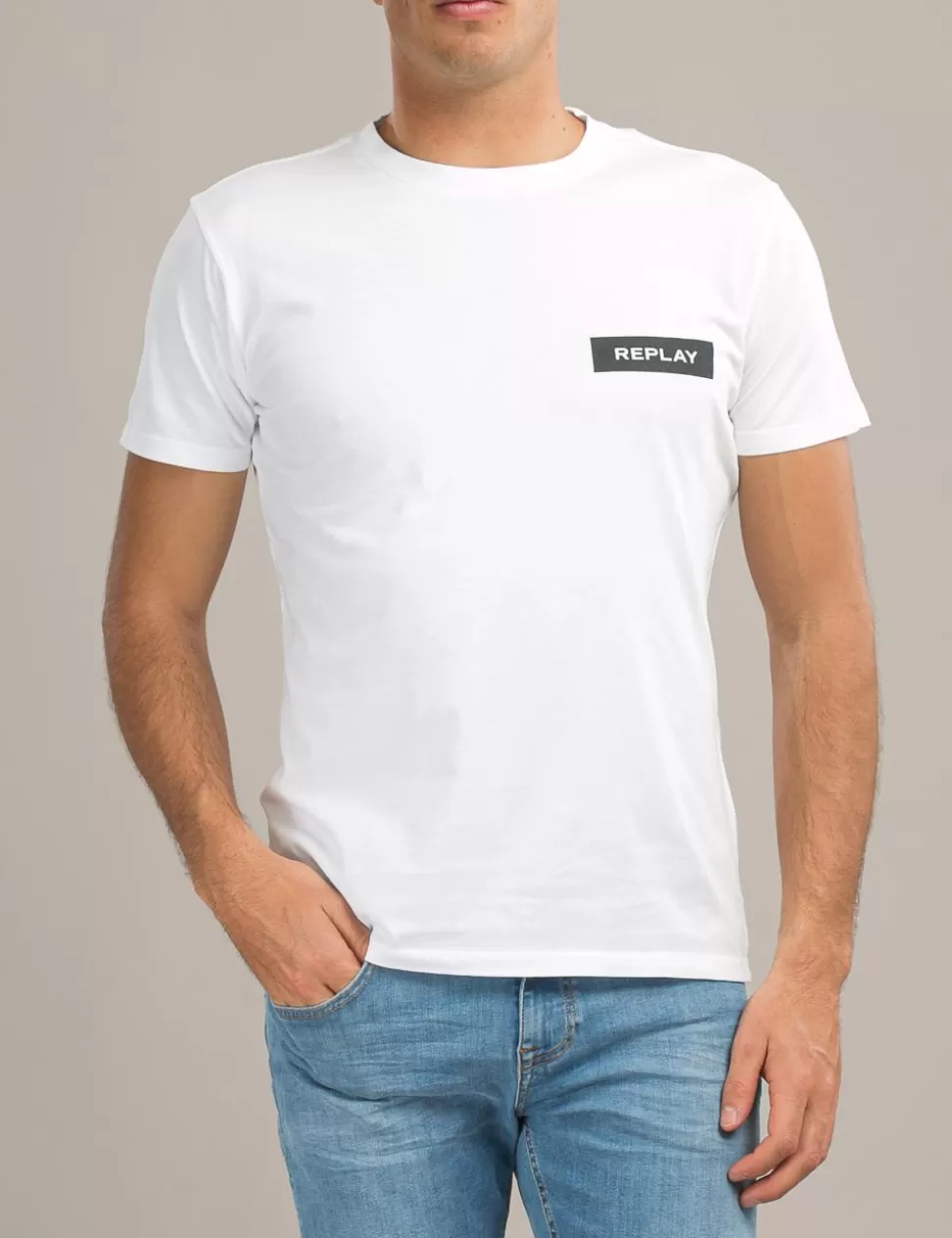 Replay T-Shirt>T-Shirt Bianco