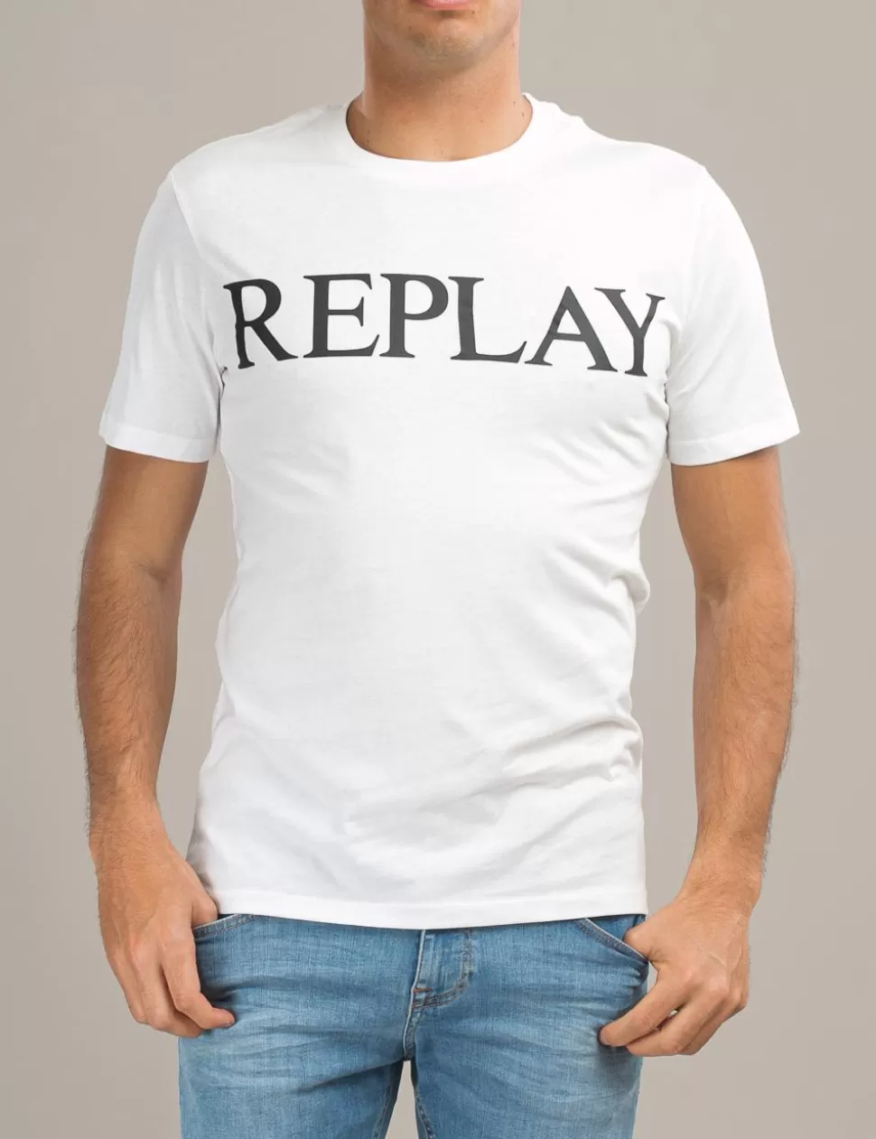 Replay T-Shirt>T-Shirt Bianco