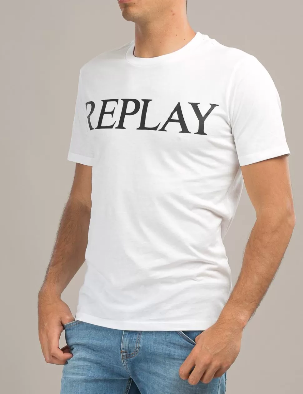 Replay T-Shirt>T-Shirt Bianco