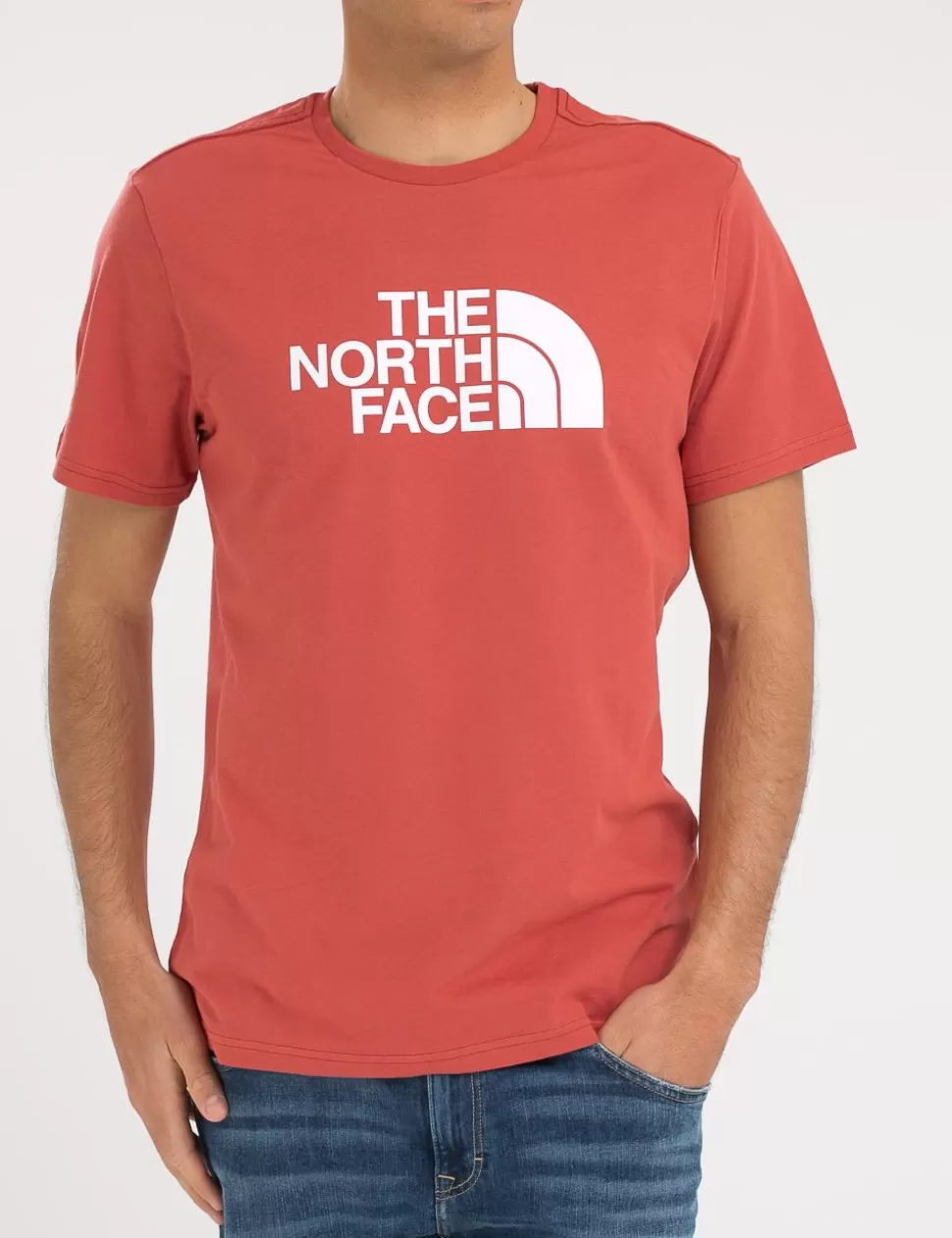 The North Face T-Shirt>T-Shirt Rosso Mattone