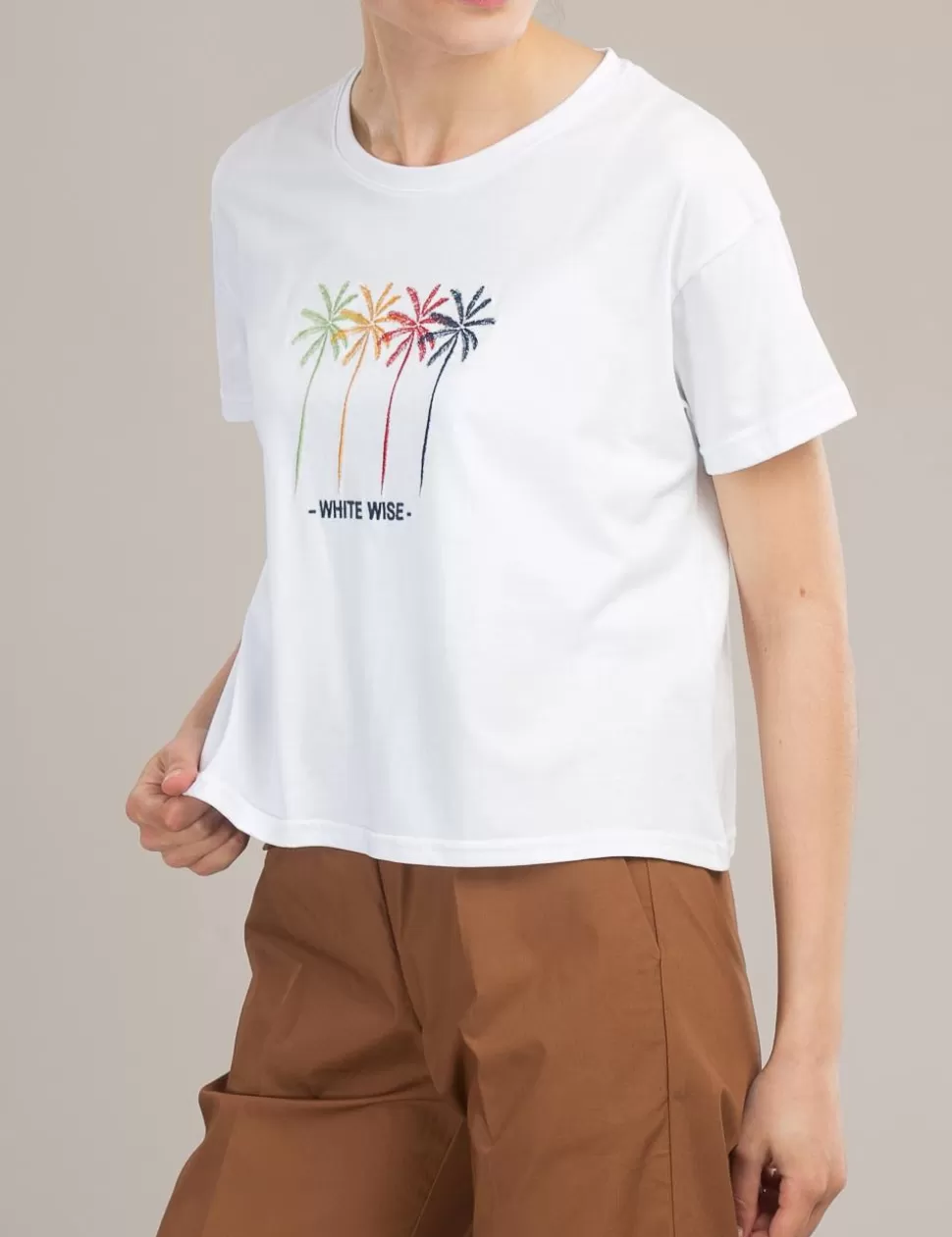 White Wise T-Shirt E Top>T-Shirt Multicolor